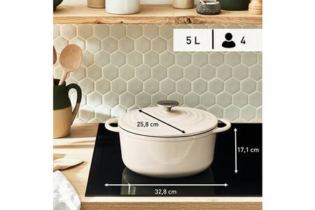 Cocotte en fonte tefal Jamie Oliver Neuve - Arts de la table