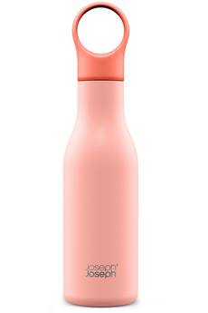 accessoire de cuisine joseph joseph bouteille d''eau loop 500 ml - rose