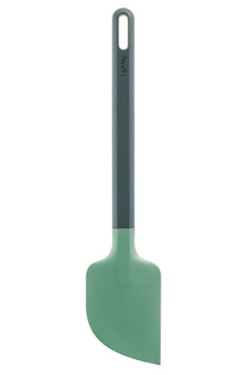 accessoire de cuisine lekue spatule 28 cm vert en silicone anti-adhésif résistant à la chaleur