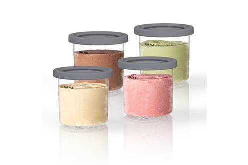 4 Récipients Pour Sorbetière Ninja Creami - Compatibles NC300, NC301