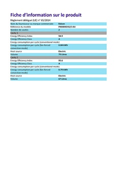 Falcon - Semi Pro DELUXE - F900DXEIBL/C-EU - 90CM