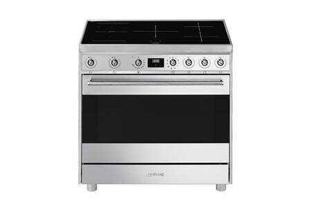 Piano De Cuisson Smeg 90cm Induction Inox C9ctxi9 1 Darty