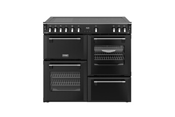 Largeur 100 cm - Table induction - Classe A / 5 foyers induction dont 1 allant jusqu' à 3000 W / Haut gauche 33 L - Bas gauche 64 L - Haut droit 60 L - Bas droit 42 L / Nettoyage manuel - Fonction Air Fry - Programmable