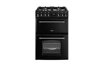 Largeur 60 cm - Table gaz - Classe A / 4 foyers gaz dont un 1 Wok de 4000 W / Capacité four supérieur 33 L - Four inférieur 70 L - Chaleur tournante / Nettoyage Vapeur - Programmation électronique