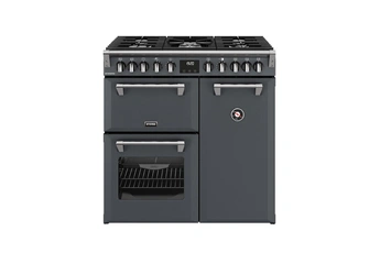 Largeur 90 cm - Table de cuisson gaz / 5 foyers gaz dont 1 Wok de 4000 W / 3 fours : Multifonction - Chaleur tournante pulsée - Gril / convection naturelle / Kit Steam &infuse - Nettoyage manuel