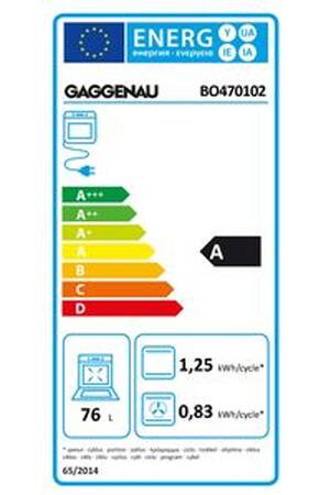 Four encastrable Gaggenau BO470102 | Darty