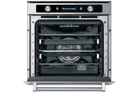Four Combiné Vapeur KitchenAid KOCV 4525 – Électrique Encastrable, Gris – Occasion