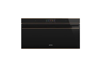 Encastrable - Four multifonction à chaleur tournante / Grande capacité de 85 litres - Largeur 90 cm / Nettoyage pyrolyse - Porte froide / Contrôle électronique avec affichage digital