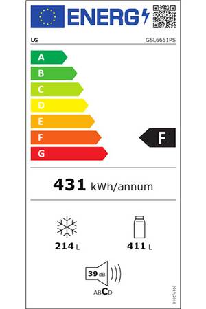 Réfrigérateur Américain LG GSL6661PS - Pose Libre - Argenté - Occasion