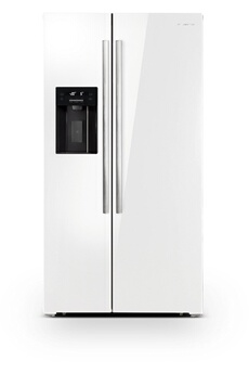 Réfrigérateur américain Schneider SCUS556NFGLW - GLASS DOOR