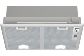 Hotte tiroir inox 90cm avec éclairage LED, commande électronique et 2  moteurs intégrés NOVY Mon Espace Cuisson