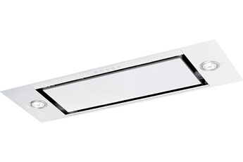 Groupe filtrant 77 cm / Débit d'air 586 m3/h et 662 m3/h en intensive / Puissance acoustique 66 db(A) et 68 db(A) en intensive / Fonction booster - Aspiration périphérique - Eclairage LED