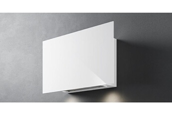 Hotte décorative murale 85 cm / Débit d'air 600 m3/h - Eclairage LED / Vitesse min 45 dB(A) - Vitesse max 61 dB(A) / Fonctionne en évacuation ou en recyclage