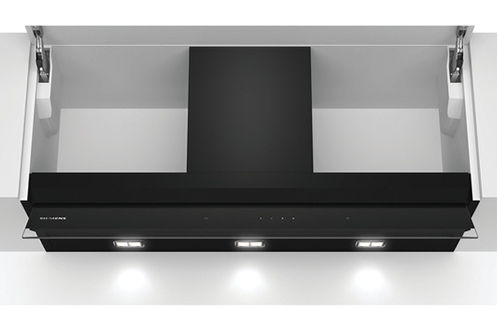 LJ97BAM60 - Design intégré 90 cm Noir avec finition en verre