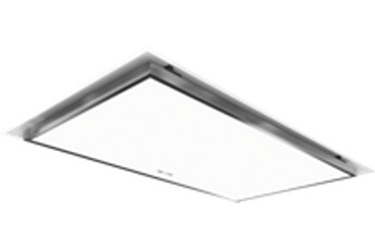 Hotte de plafond 90cm / Débit d'air 458 m3/h maxi et 933 m3/h en intensive / Puissance acoustique 41 dB min et 56 dB maxi / Aspiration périmétrale - Fonction CookConnect - Eclairage LED