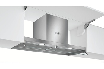 Hotte intégrée 90 cm - Classe A / Puissance d'aspiration jusqu'à 620 m3/h en évacuation / Commandes mécaniques - 3 vitesses / Eclairage LED 2 x 2,5 Watts