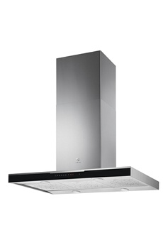 Hotte décorative de 90 cm / Débit d'air de 400 m3/h (maxi) et 740 m3/h (intensive) / Puissance sonore : 54 dB (maxi) et 66 dB (intensive) / Hob2Hood - Fonction Breeze