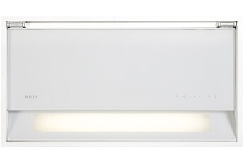 Hotte tiroir 60 cm / Débit d'air : 608 m3/h en powerspeed / Puissance sonore : 61 dB / Eclairage LED - 4 vitesses