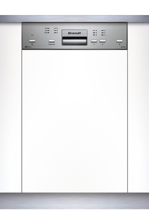 Autonome, Acier inoxydable, Compact 45 cm , Acier inoxydable, boutons, LED Brandt DFS1010X Autonome 10places A+++ lave-vaisselle Lave-vaisselles 