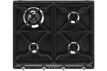 4 foyers gaz dont 1 foyer ultra-rapide de 3300W / puisssance nominale gaz 7800W / Grilles en fonte / securité thermocouples