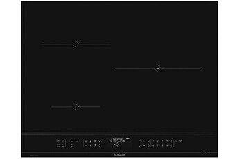 3 foyers induction - Puissance du foyer principal 3700 W / Ecran LCD - Commandes sensitives / 20 positions de cuisson - Maintien au chaud / Pack 10 sécurités - Power Management