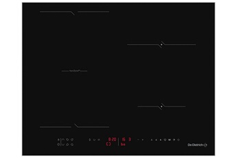 4 foyers induction dont 1 zone mode "Horizone" / Puissance du foyer principal 3700 W / Commandes sensitives - 4 minuteurs / Fonction Boil - Fonction ICS