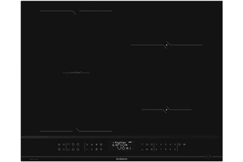 4 foyers induction dont 1 horizone 23x40 cm / Ecran LCD - Commandes sensitives / 4 boosters - Minuterie 99 minutes / Guide culinaire AI (74 recettes)