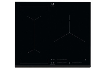 3 foyers induction dont 1 zone extensible / Puissance foyer principal : 2800 W et 3700 W (en booster) / 3 boosters - 3 minuteurs - Fonction Stop & Go / Commandes sensitives - Technologie Hob2Hood