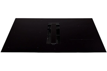 Plaque de cuisson avec hotte intégrée de 84 cm / 4 foyers induction - 9 niveaux de puissance + 1 booster / Commande tactile rétro-éclairé rouges / Débit d'air de la hotte 600 m3/h