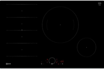 Table de cuisson de 80 cm / 4 foyers induction - 1 zone Flex induction / 17 positions de réglage - 4 PowerBoost / Touche Multitouch+ - Fonction ReStart - PowerTransfer