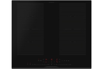 4 foyers induction dont 2 zones modulables de 38 x 20 cm / Puissance du foyer principal : 3700 W en booster / Commandes sensitives individuelles- 8 niveaux de sécurité / Fonction Power Management - Fonction maintien au chaud