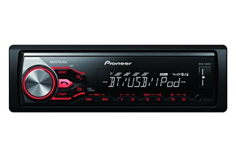 Pioneer MVH-X380BT Autoradios Bluetooth, En Façade