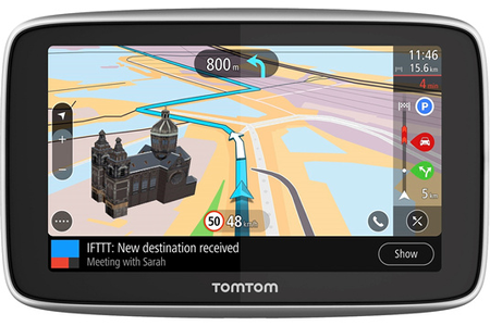 - GPS Auto Zones de Danger à Vie Trafic Le dernier kilomètre et IFTTT Cartographie Monde TomTom GO Premium 5 Pouces via Carte SIM Incluse 