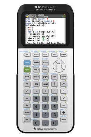 Calculatrice Texas Instruments TI-83 PREMIUM PYTHON