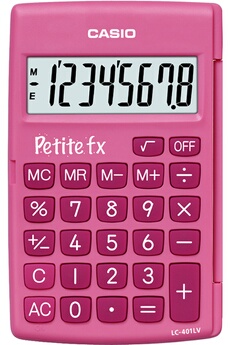 Calculatrice Casio Petite FX Rose