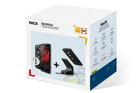 Smartphone Crosscall Pack Core M5 32Go Noir + X-Dock