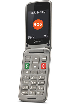 Téléphone portable Gigaset GL590 GRIS 2G