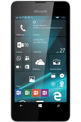 Microsoft Lumia sous Windows 10 Mobile