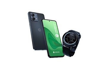 Motorola - Smartphone Motorola Pack G84 256Go Gris 5G + Moto Watch 100 Noir