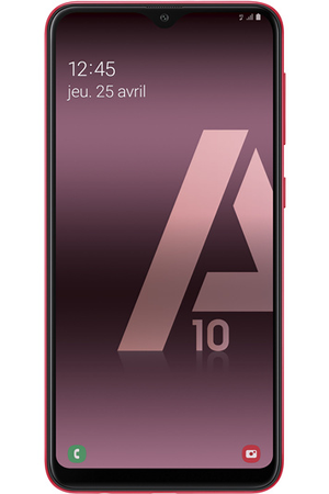 coque rouge galaxy a10