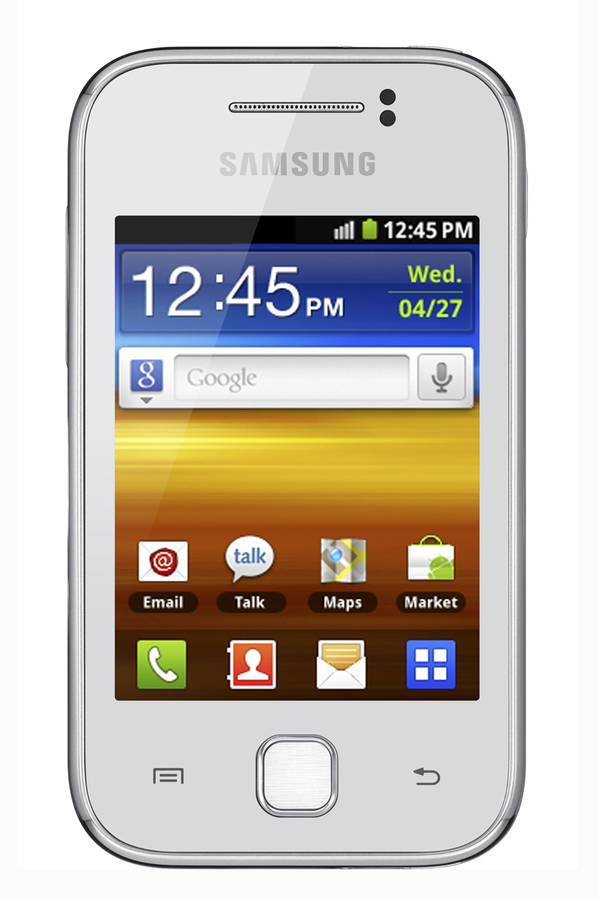 Smartphone Samsung Galaxy Y Blanc (3571238) | Darty
