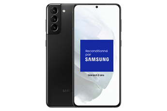 Smartphone Samsung Galaxy S21+ 128Go Noir 5G Reconditionné par Samsung