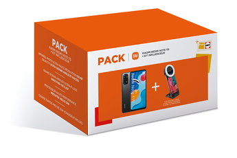 Xiaomi Pack Redmi Note 11S 128Go Gris + Kit Influenceur