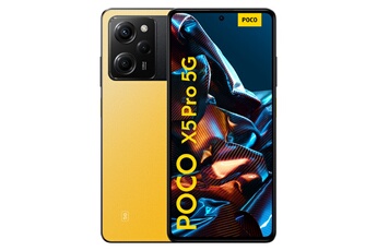 XIAOMI Smartphone  Poco X5 Pro Double nano SIM 5G 6.67"" 128 Go Jaune