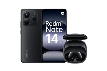 Pack Redmi Note 14 6,67 5G Double nano SIM 256 Go Noir + Ecouteurs Redmi Buds 6 Play