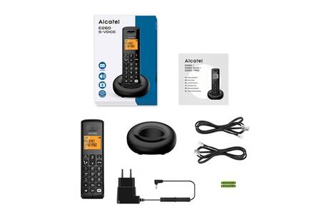 Téléphone Fixe Sans Fil Motorola CD4001 - Blocage Appels Indésirables, Répertoire 50 Contacts, Écran Rétroéclairé, Haut-Parleur Mains Libres - 10
