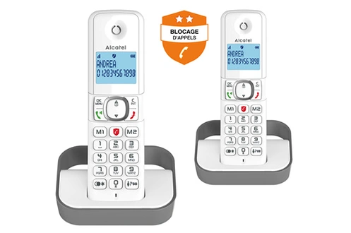Alcatel F860 Voice Noir - Téléphone sans fil - Garantie 3 ans LDLC