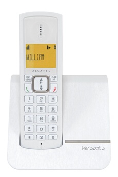 Versatis F230 Gris sans fil avec fonction mains libres - Ecran rétro-éclairé - Répertoire 50 noms -