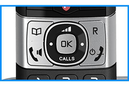 Téléphone Fixe Sans Fil Motorola CD4001 - Blocage Appels Indésirables, Répertoire 50 Contacts, Écran Rétroéclairé, Haut-Parleur Mains Libres - 6