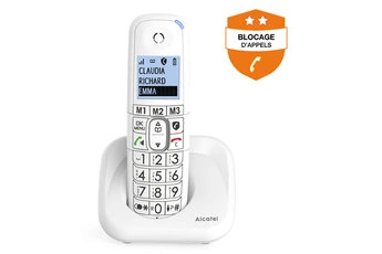 Téléphone sans fil Alcatel DECT XL785, Grand Ecran et grandes touches